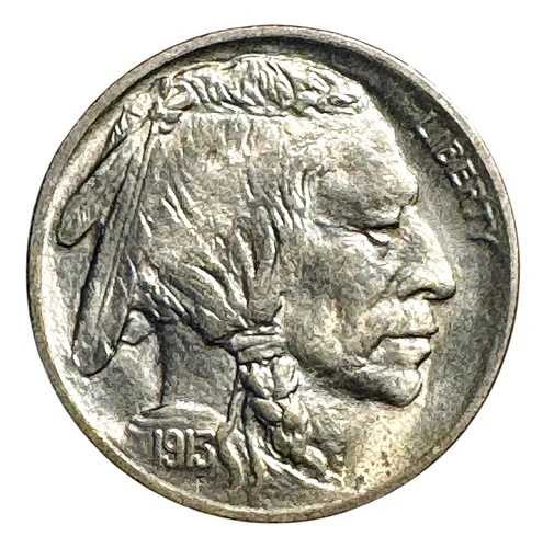 US 1913 Type 1 Buffalo Nickel Choice AU Five Cents