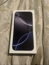 Apple iPhone 16 Pro Max Titanium Black Smartphone 256GB Unlocked New and Sealed