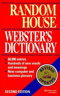 Random House Webster's Dictionary: Third Edition - Dictionary