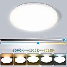 48W NEW LED Ceiling Light Round Panel Down Lights Bathroom Kitchen Bedroom Lamp
