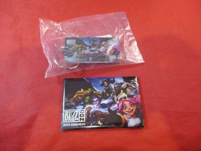 Blizzcon 2023 Anaheim Promo Magnet + Keychain Blizzard Entertaiment