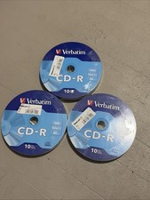 Lot Of 3 Verbatim CD-R Recordable 700MB 52X -...