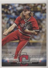 2018 Topps Salute Series 2 Throwback Jerseys Gold 15/50 Mike Clevinger #S-21 0g4