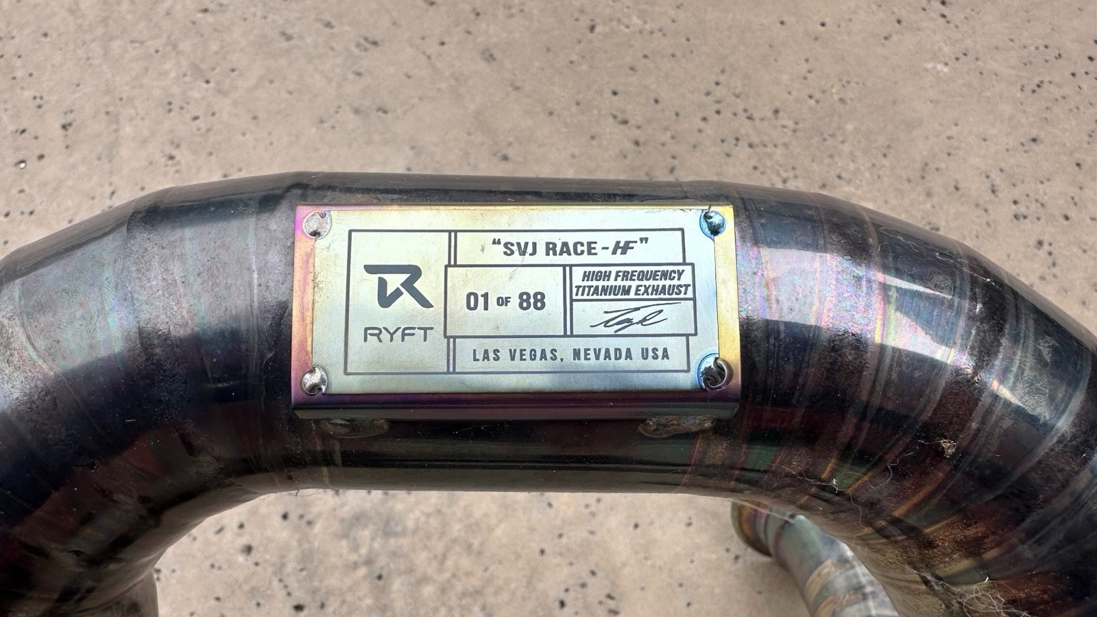 Lamborghini Aventador Ryft SVJ Race-HF exhaust and tips
