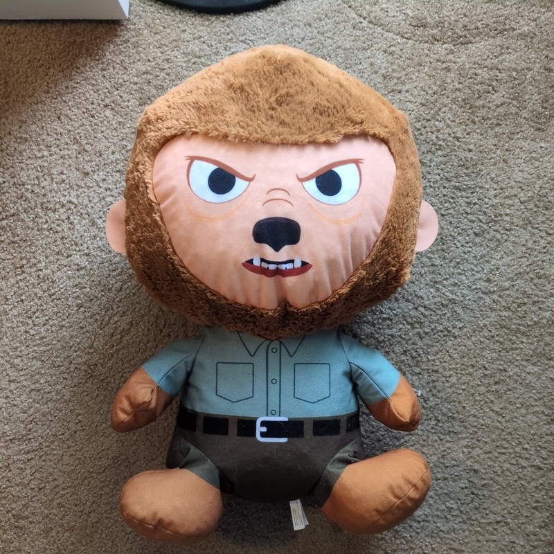 WOLFMAN  22" UNIVERSAL STUDIOS PLUSH Stuffed Doll Theme Park 