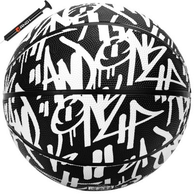 And1 Fantom Graffiti 27.5 Rubber Basketball Streetball For Indoor And Outdoor