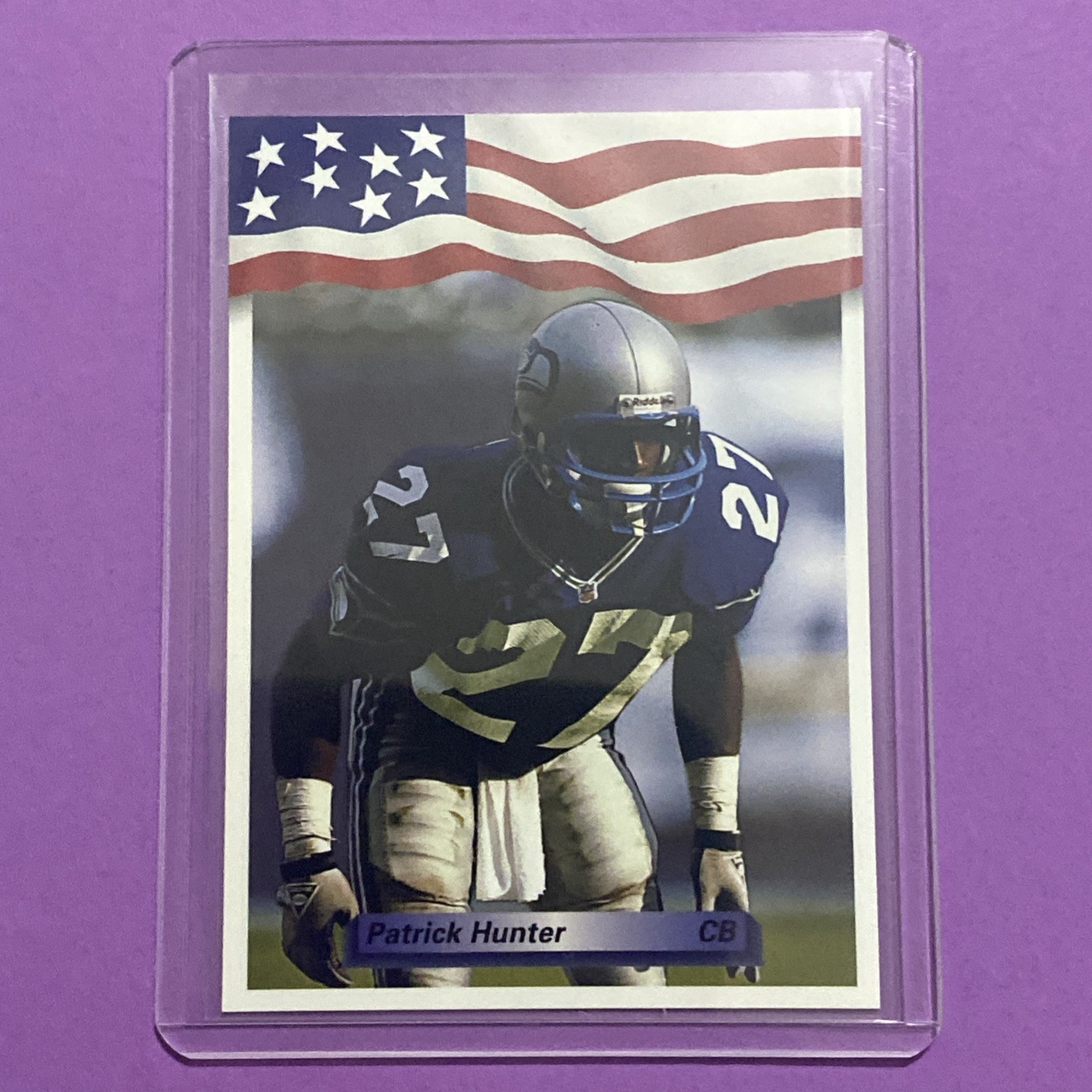 1992 All World - Patrick Hunter #127 Seattle Seahawks
