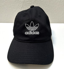 Adidas Originals Adjustable Black Hat Cap Youth Fit Unisex Kid's Size, NWOT