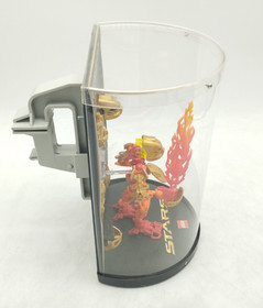 LEGO Display Display Case Showcase Bionicle 7116 Tahu Store Merch Golden Armor Tube