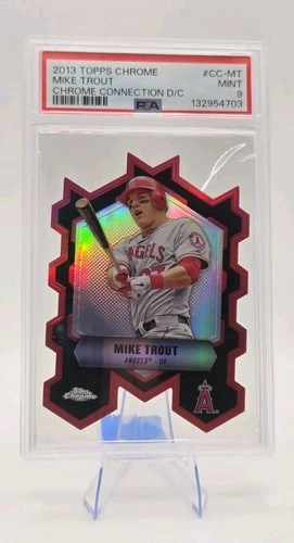 DIE CUT! - MIKE TROUT 2013 Topps Chrome #CC-MT Chrome Connections Insert