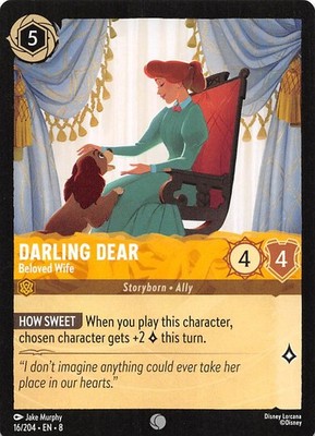 Darling Dear Beloved Wife 16/204 Reign of Jafar Disney Lorcana