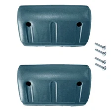 CJ Classics Bright Blue Armrest Pad Kit with Mounting Screws Chevy C10 1967-1971