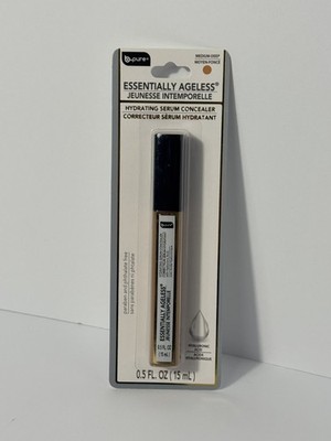 B.PURE Essentially Ageless Hydrating Serum Concealer Medium Deep 0.5 fl oz New