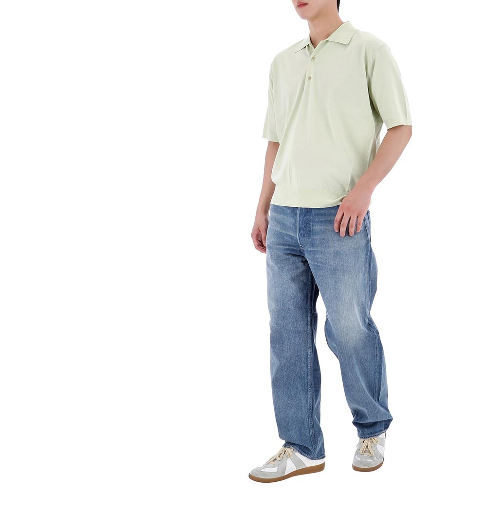 Auralee 25SS Selvedge Faded Light Wide Denim Pants LIGHT