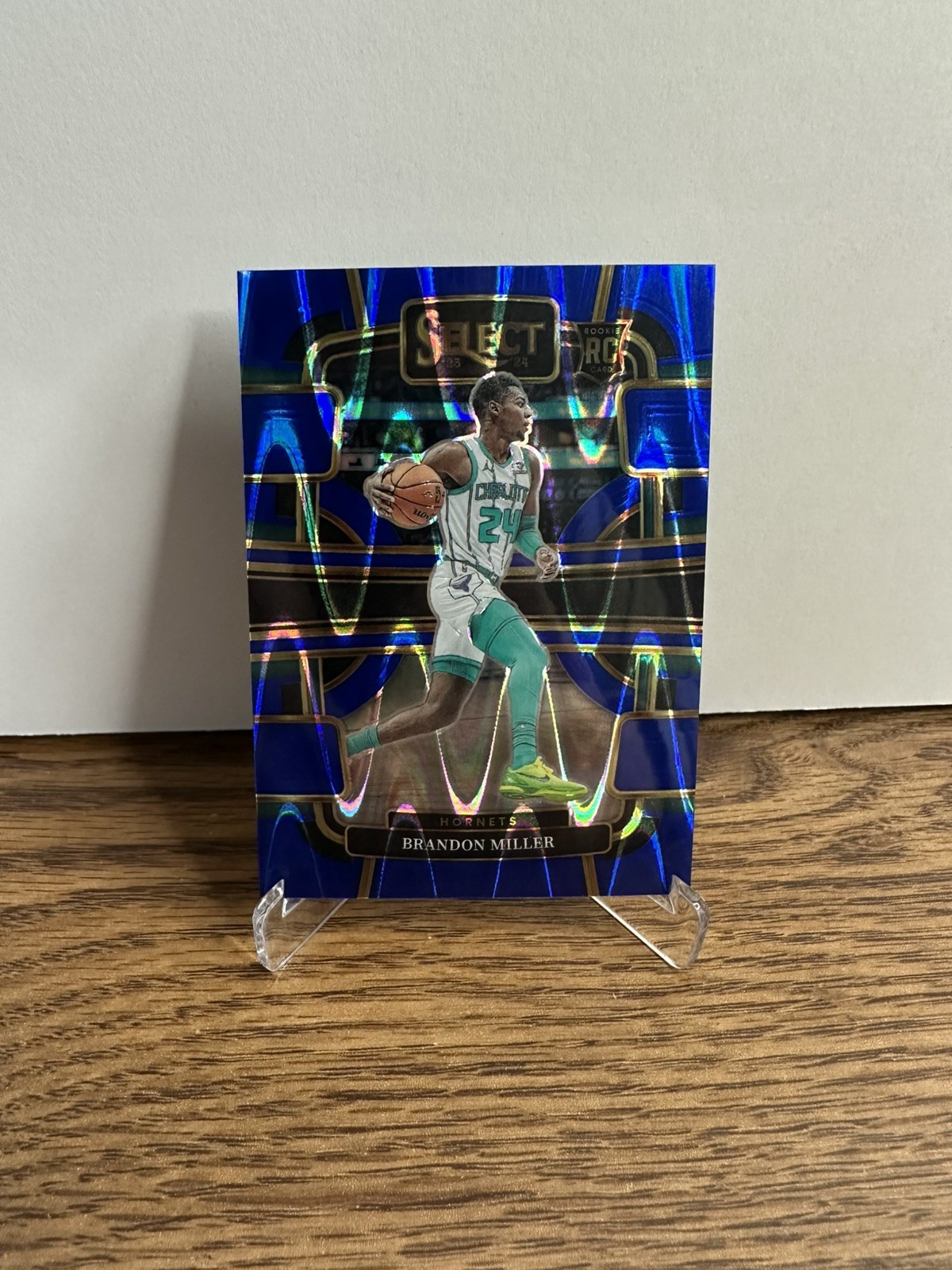 2023-24 Panini Select Brandon Miller Concourse Blue Tectonic #15/99 (RC)