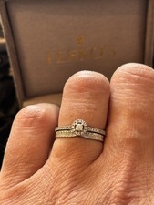 Platinum and Diamond Halo Ring engagement dress / proposal / wedding 