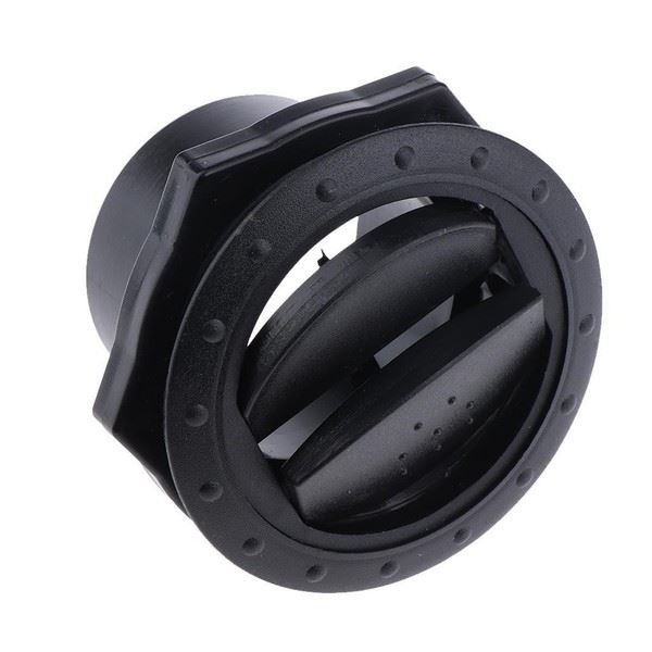 Black Rv Marine Yacht Runde LüFtungsöFfnung Luftauslassgitter 70Mmx45Mm-image