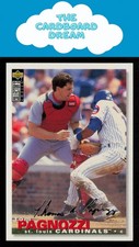 Tom Pagnozzi 1995 Collector's Choice Silver Signature #193 St. Louis Cardinals