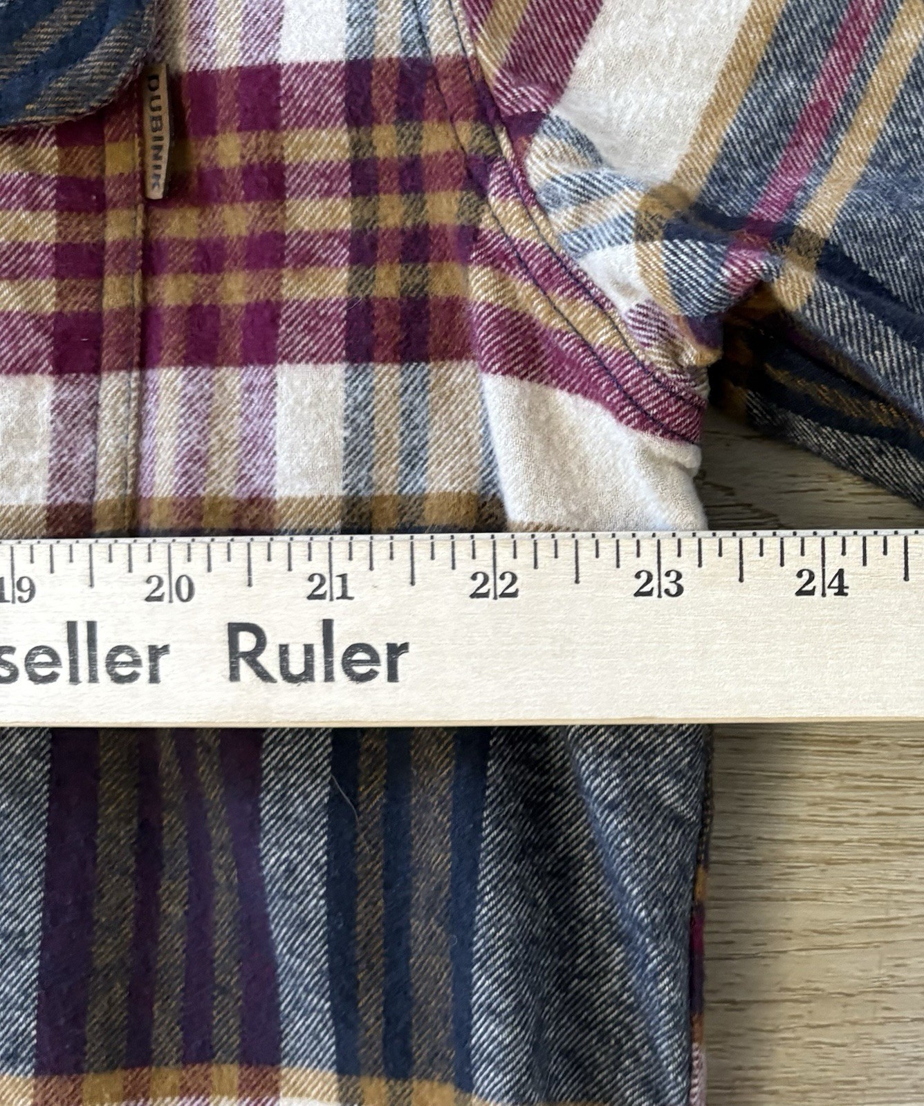 Dubinik Custom Version Button Up Flannel Shirt Me… - image 13