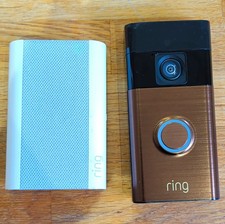 Ring Video Doorbell 3 Wi‑Fi Alexa Mic w/ Chime & Mounting Bracket Bronze