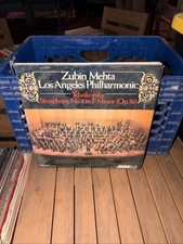 Zubin Mehta Los Angeles Philharmonic Tchaikovsky Symphony No.4 LP Mono London