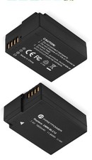 Power Battery for Panasonic DMW-BLC12 2-Pack, Fully Decoded 