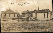 Disaster After The Flood Original Vintage Real Photo Postcard RPPC