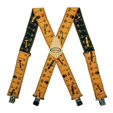 Mens Suspenders 2" Wide Adjustable and Elastic Braces X Shape with Very Strong C