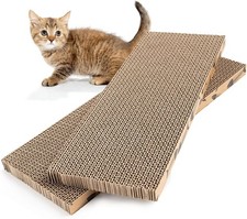 Splicing Cat Scratch Pad: Cat Scratchers for Indoor Cats and Kitten, 2 Pack Cat