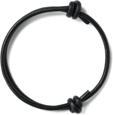 Real/Genuine Leather Bracelet for Men, Adjustable Mens Leather Bracelet, Leather
