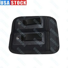 Tactical Concealed Carry Double Magazine Pouch Mag Holder IWB Belt Clip Holster