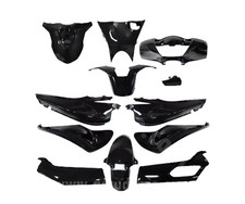KIT CARENE 13 PEZZI CARENA HONDA SH125 150 2020 2021 2022 2023 2024 NERO LUCIDO