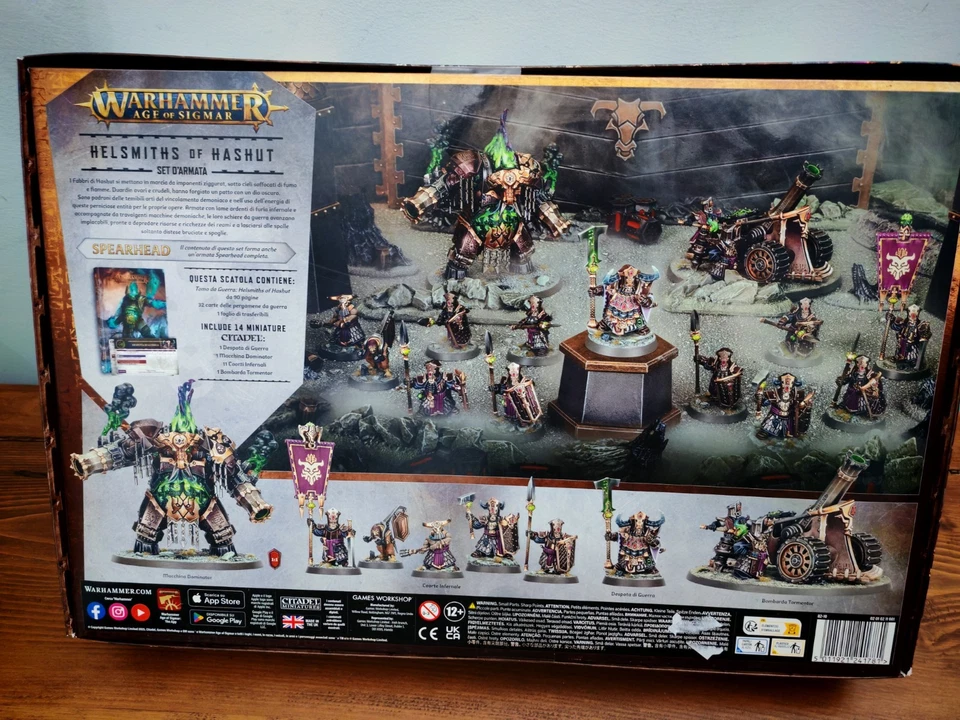 Warhammer Age Of Sigmar Oldworld Chaos Dwarf Hellsmiths Army Set - Immagine 2 di 2