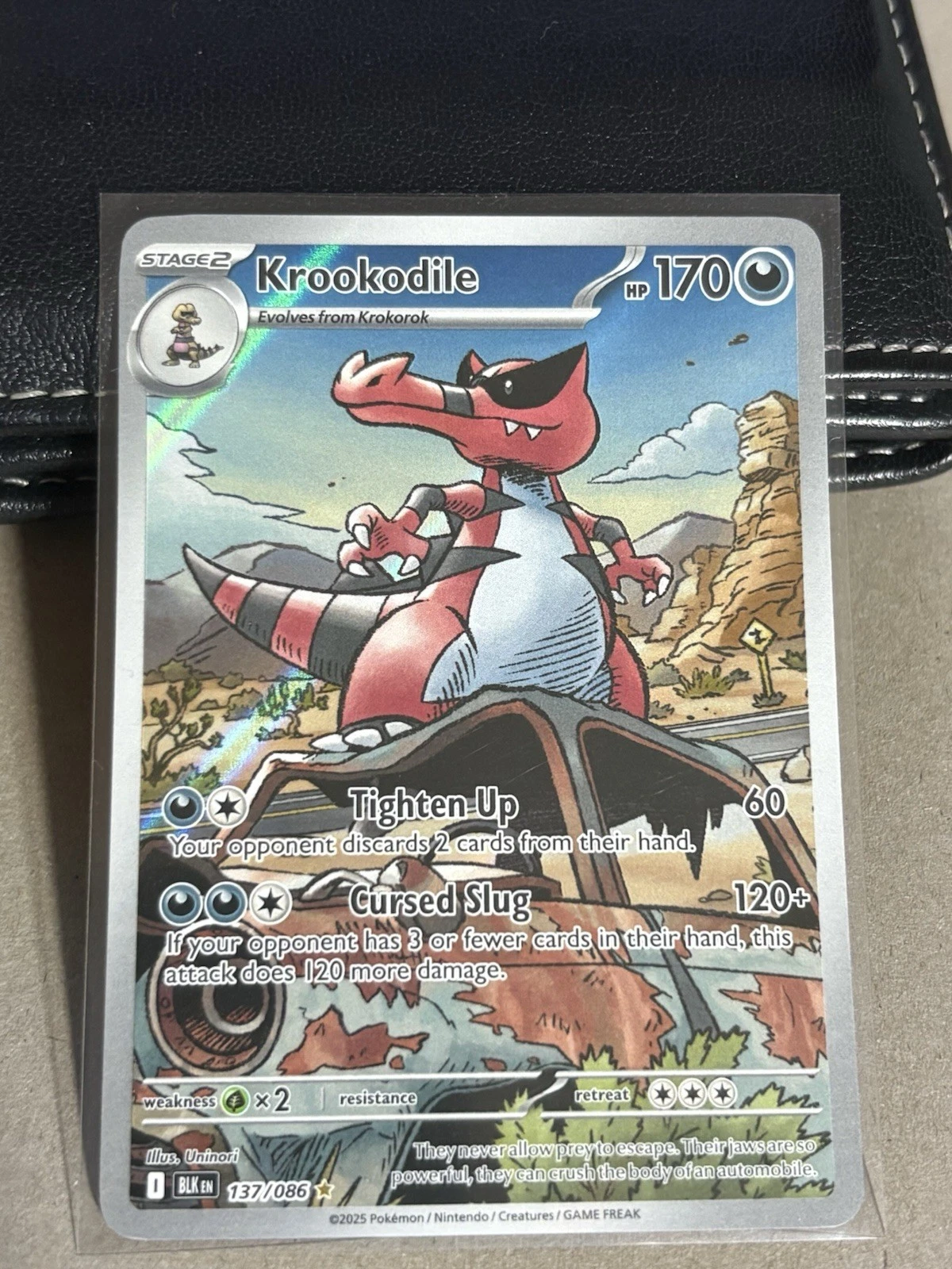 Krookodile 137/086 Sv: Black Bolt Holo