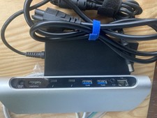Belkin Thunderbolt 3 Dock F4U095 w/ Power Supply  Apple OEM TB3 0.8m Cable