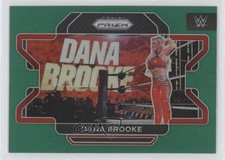 2022 Panini Prizm WWE Green Prizm Dana Brooke #1 w5c