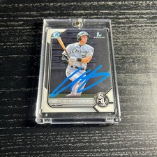 Colson Montgomery Signed IP Auto 2022 1st Bowman Chrome Chicago White Sox RC