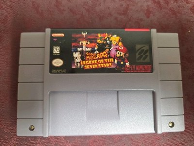 Super Mario RPG Legend of the Seven Stars SNES Authentic Tested Very Clean Label