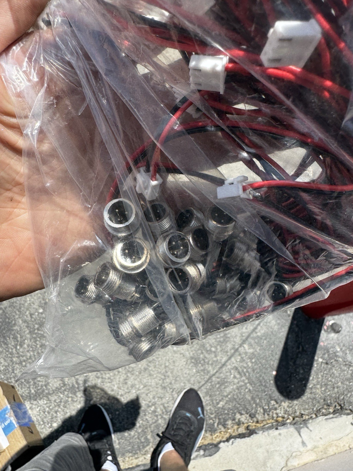 50 DC Power Jack Panel Mount Connectors with Wire Leads &ndash; CCTV, LED, DIY