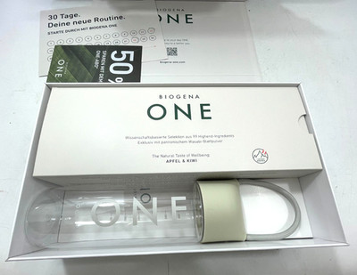 Biogena ONE Set Green Drink + Signature Bottle   Neu & OVP