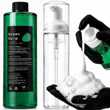 Green Soap Tattoo 16.9oz Ultra Concentrated  7oz Foam Bottle Kit Vegan