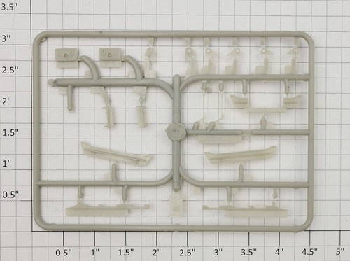 Kit de molduras diésel Athearn 46128 HO GP40-2 sin pintar | Zustand: New