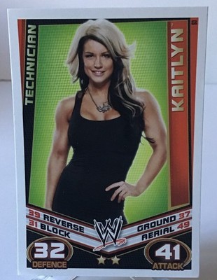 Kaitlyn wwe wcw ecw Euro limited topps 2012 SA Card    
