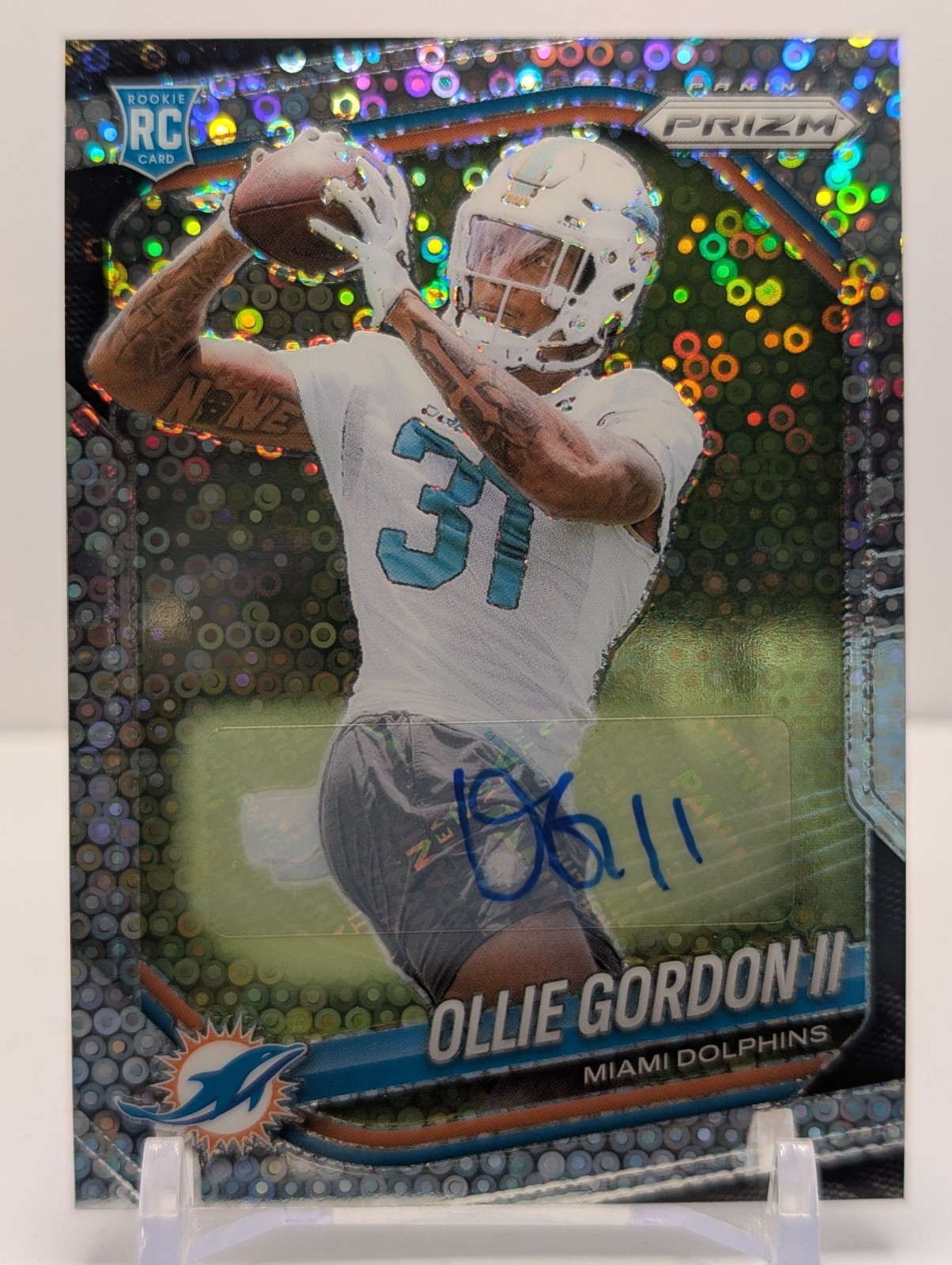 Ollie Gordon Panini Prizm #333 Autograph No Huddle
