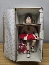 Kathy Danbury Mint Cheerleader Judy Belle 1950's Style 12" Doll In Box With Poms