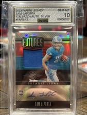 2023 Panini Legacy Sam LaPorta FTR. Patch Auto. Silver #FAPS-12