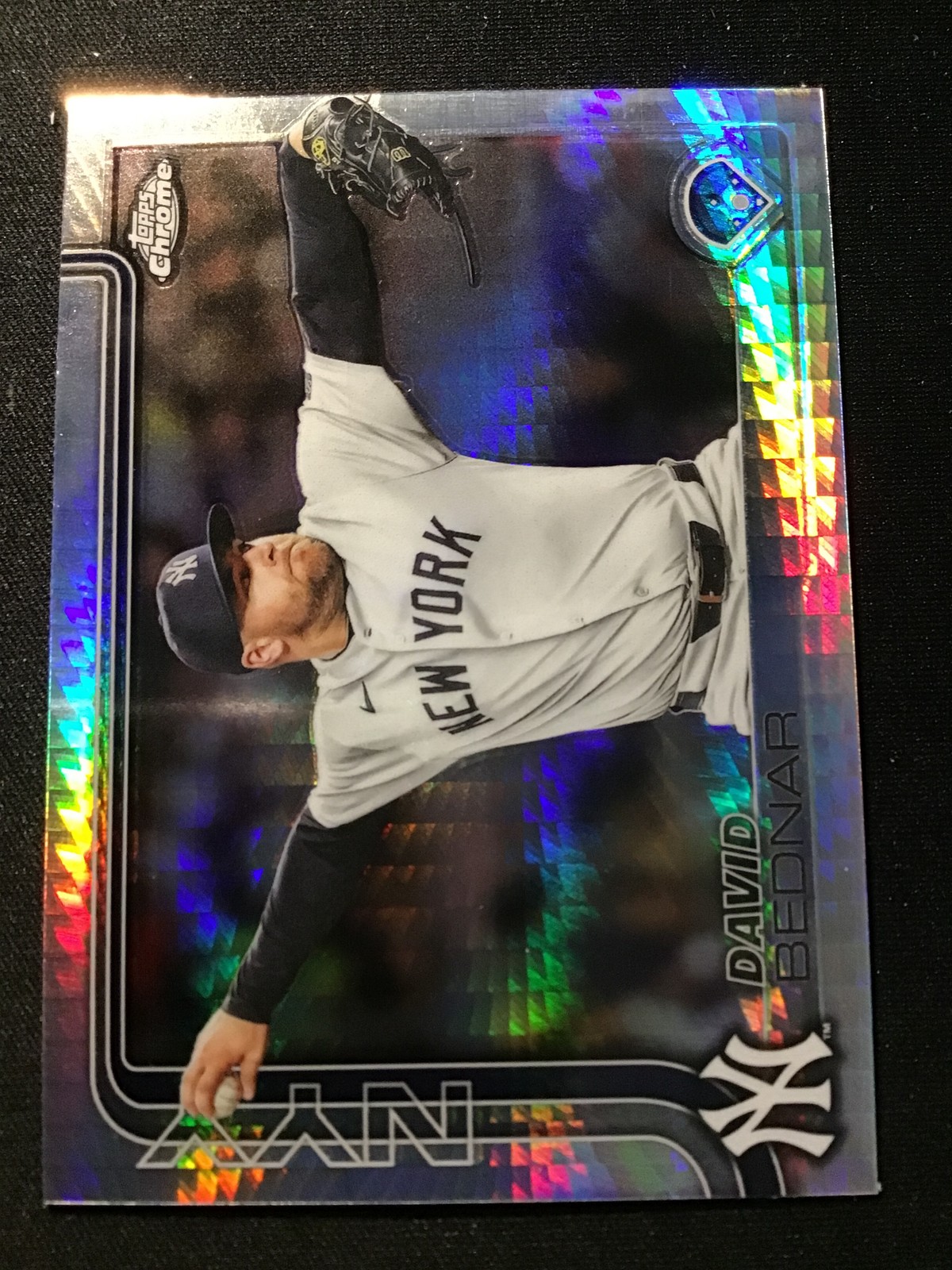 2025 Topps Chrome Update #USC182 David Bednar Prism Refractors