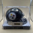 T.J. Watt Pittsburgh Steelers Signed Mini Helmet Steelers Authentic COA