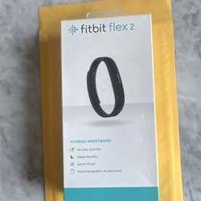 Fitbit Flex 2 Swim-Proof Fitness Wristband Activity Tracker Black never opened