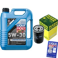 Inspektionspaket 5L Liqui Moly Longtime 5W-30 FüR VW Golf I Cabriolet 1.8 1.6